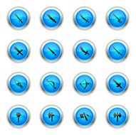 Blue Icons - Weapons