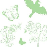 flowers and insects