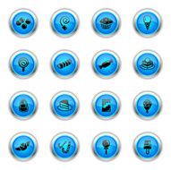 Blue Icons - Sweets