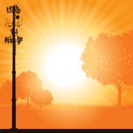 Repeater Tower - Communications Background