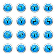 Blue Icons - GPS Arrows