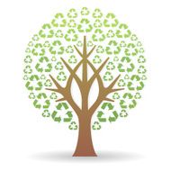 recycled tree icon