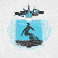 Surfing emblem N8