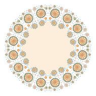 Color decorative flower background with place for text N4
