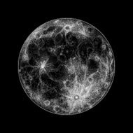 Full moon illustration