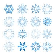 Set of snowflakes N20