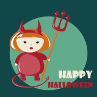 Happy Halloween greeting card N21