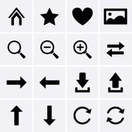 Web Navigation Icons
