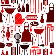 Barbeque Repeat Pattern