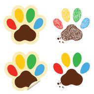 Colorful Paws