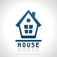 House logo template Real estate design concept N8