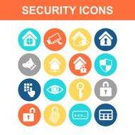 Home security concept icon