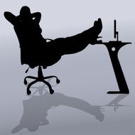 Vector silhouettes of woman N157