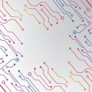 EPS10 vector circuit board background texture N4