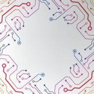 EPS10 vector circuit board background texture N5