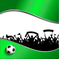 Football or soccer crowd background N2