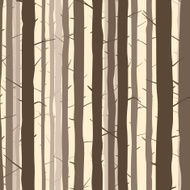 Seamless background with many tree trunks