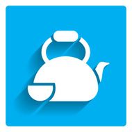 Teapot with cup