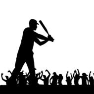 Vector silhouettes of men N65