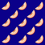 vector sliced apple