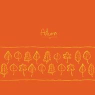 Autumn leaves pattern N14