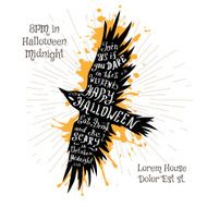 Halloween retro hand lettering poster N15