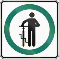 Cyclists Dismount in Canada