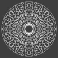 hand drawn ornamental ethnic round handmade abstract artwork pattern background N3