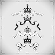 Crown and Ribbon