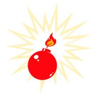 Red bomb