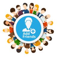 Add friends to social network