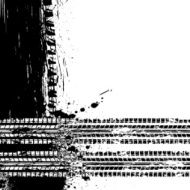 Ink blots tire track N5