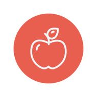 Apple thin line icon N4