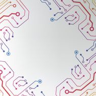 EPS10 vector circuit board background texture N6