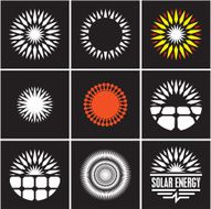 Sun icon Solar energy