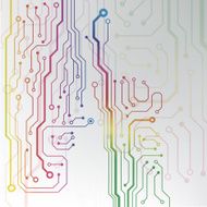 EPS10 vector circuit board background texture N7