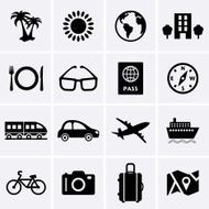 Travel and Vacation Icons N18