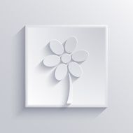 Vector light square icon Eps 10 N22