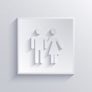 Vector light square icon Eps 10 N23
