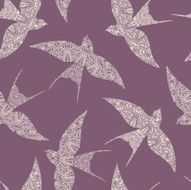 Swallows seamless pattern N2