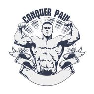 Muscular man - Bodybuilder posing N2