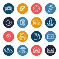 car service icons N15