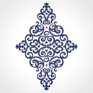 Vector baroque pattern in Victorian style