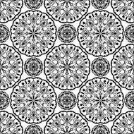 Medieval circular floral ornament