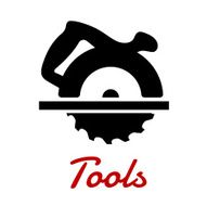 Miter saw with handle black silhouette
