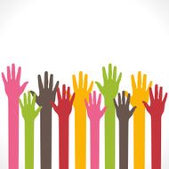 support hand background N2