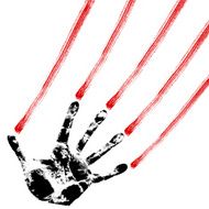 bloody hand prints N2