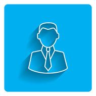 Businessman silhouette icon