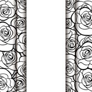 Vector card with roses Eps-10