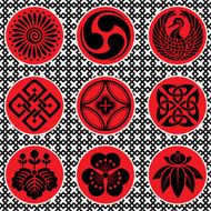 japan ornament elements